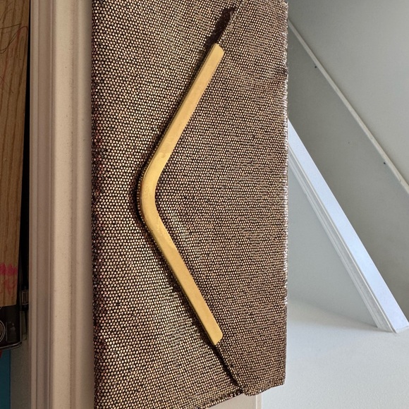 Nordstrom Gold and Red Sequin Clutch - Picture 2 of 4